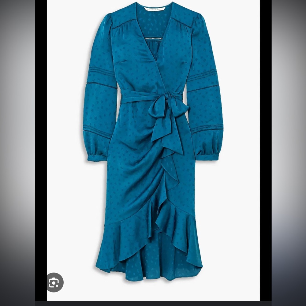 Veronica Beard Miriam Midi Wrap Dress size 4